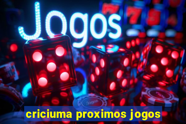 criciuma proximos jogos